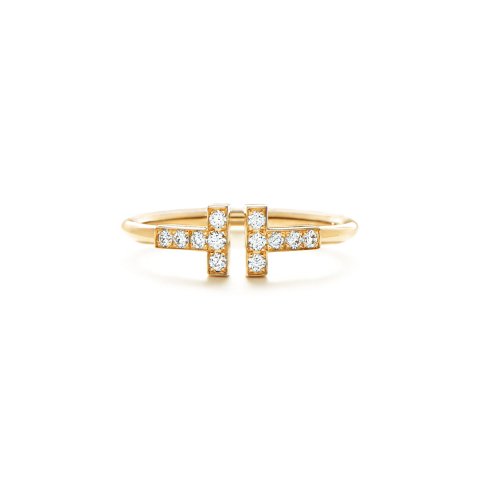 TIFFANY & CoDiamond Wire Ring in Yellow Gold