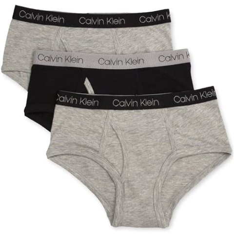 Calvin Klein 男童棉质内裤 3条 XS码