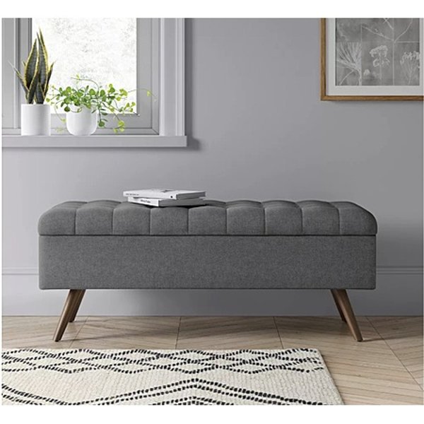 Threshold Arthur 48-Inch Tufted Storage Bench