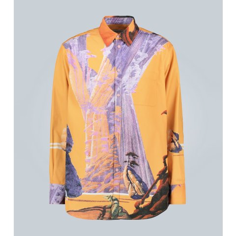 Valentino City Print Shirt