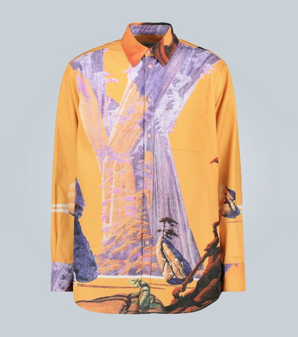 Valentino City Print Shirt