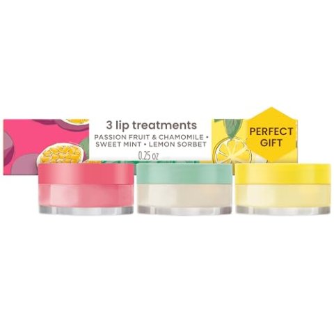 Burt's Bees Overnight Lip Sleeping Mask Gift Set, 0.25 oz, 3 Count