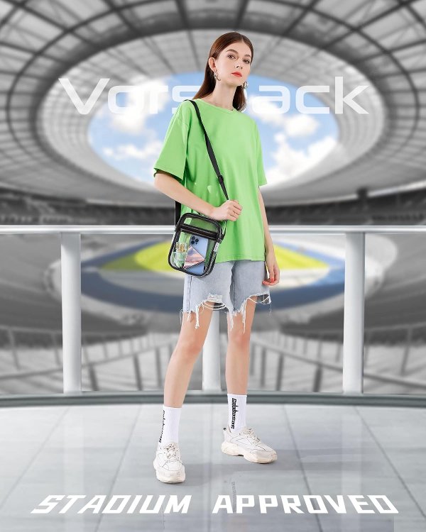 Vorspack 透明PVC斜挎包 演唱会神器