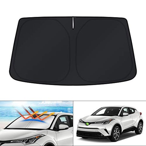 KUST 前挡风遮阳帘 折叠防晒 Toyota CHR 2018-2023