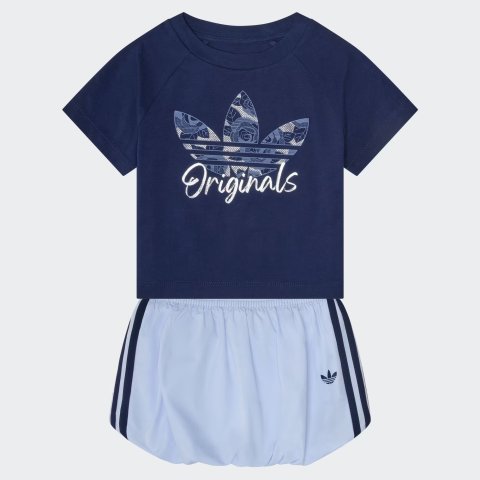 N Raglan T恤泡泡裙套装