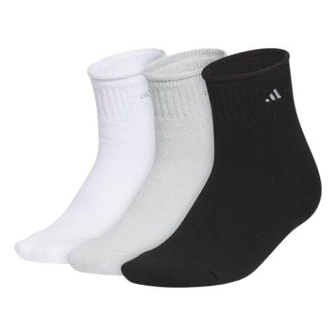 adidas 女士舒适棉袜 3双装
