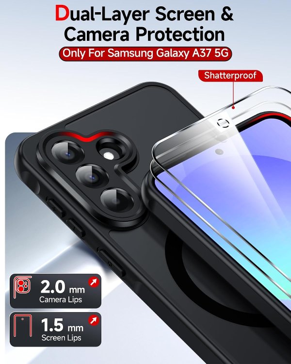 LeYi 三星 Galaxy A37 5G 磁吸防摔保护壳