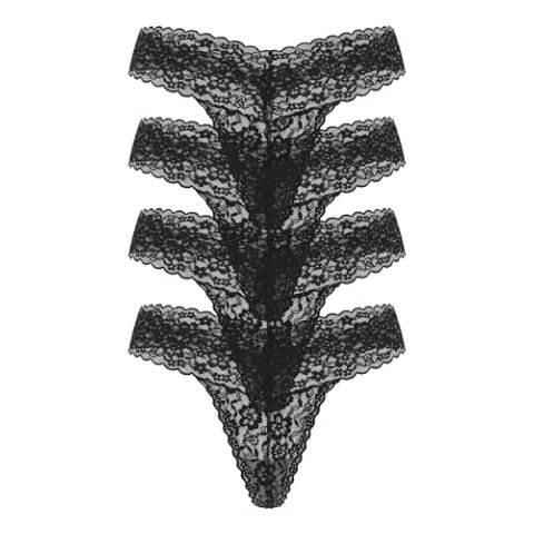 Victoria's Secret 女士蕾丝丁字裤 S码