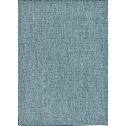 Unique Loom Indoor Outdoor Flatweave Area Rug 8' x 11'4" Rectangle