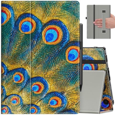 VORI Case for Amazon Kindle Fire HD 10/10 Plus 10.1" Slim Stand Folio with Hand Strap