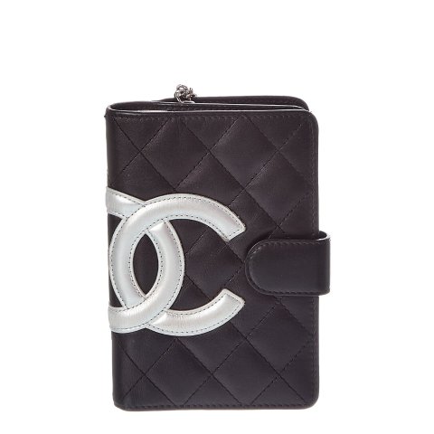 Pre-owned Quilted Leather Cambon Wallet