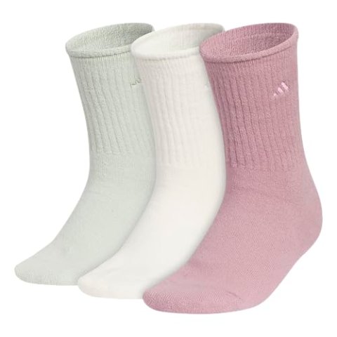 adidas 女士舒适棉袜 3双装