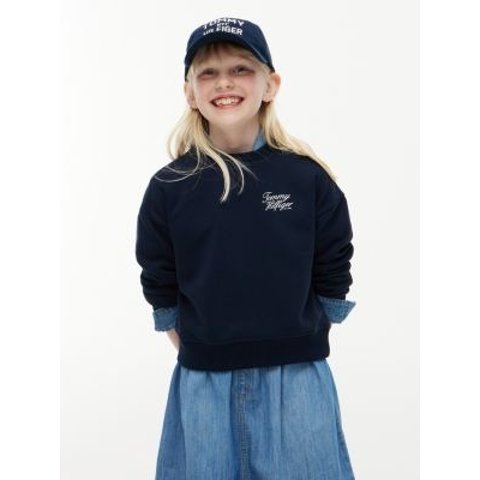 Tommy Hilfiger Kids Script Logo Sweatshirt