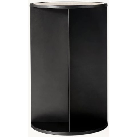 RH Cullen Stone Round Drink Table