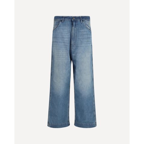 Margiela Patchwork Wide Leg Jeans