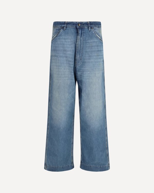 Margiela Patchwork Wide Leg Jeans