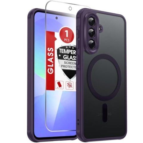 LeYi 三星A36 5G 手机壳 防摔磨砂含膜