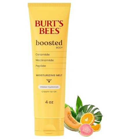 Burt s Bees Body Moisturizing Melt with Ceramide Niacinamide Peptide Complex 4 oz