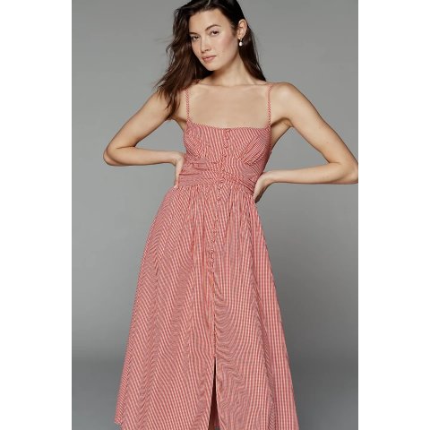  Katerina Button-Front Dress