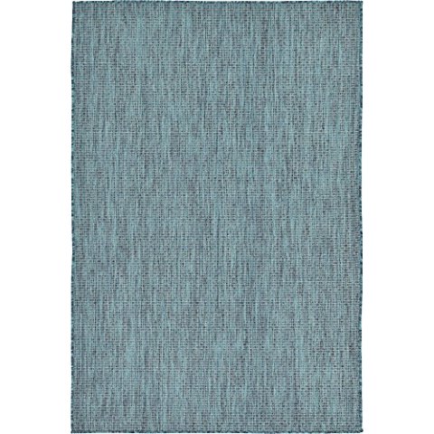 Unique Loom Outdoor Area Rug 4'1" x 6'1" Rectangle