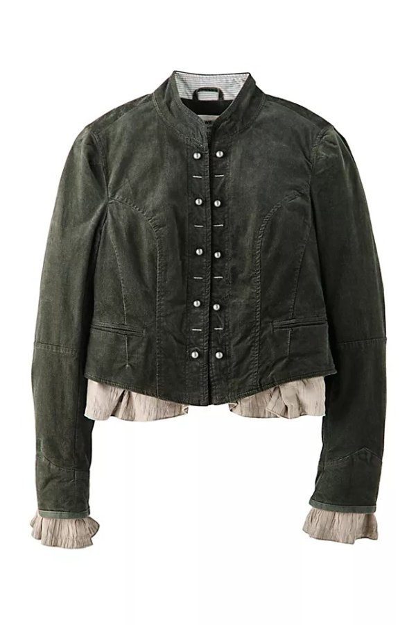 Ruffle Band Jacket