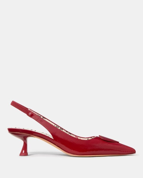 Kate Spade Lover Slingback Kitten Heel Shoes