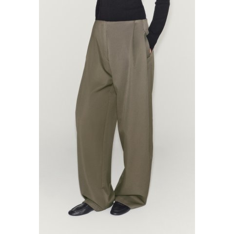 ZaraWOMAN Pleated Wide-Leg Pants