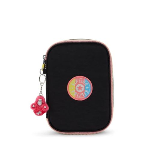Kipling 100 Pens Printed Organizer Case for Accessories, Art Supplies, Makeup, Travel