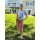 BIG ELEPHANT 3-Pack Girls High Waist Capri Leggings with Pocket