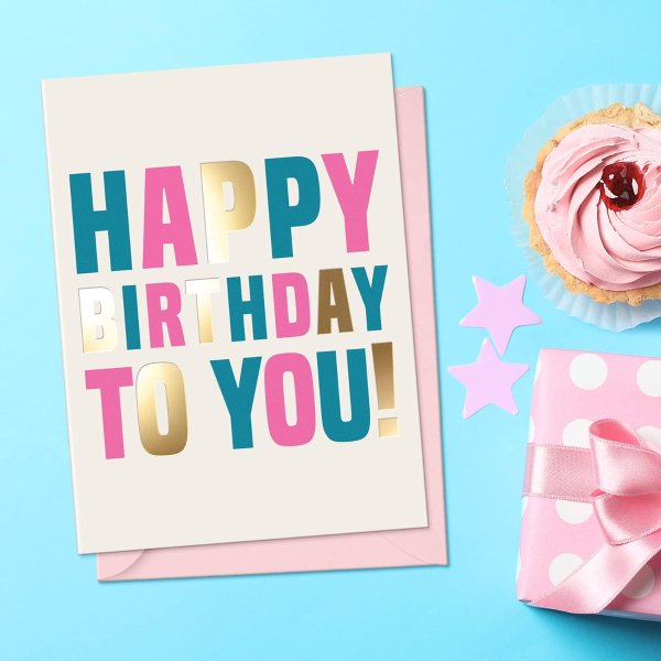 Sweetzer & Orange Sweetzer & Orange Happy Birthday Card Assortment Box Set of 20 with Envelopes