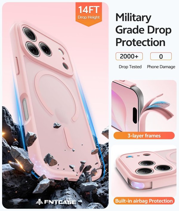 FNTCASE iPhone 18/17 Pro 磁吸手机壳 6.3英寸