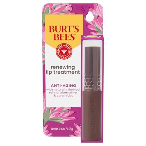Burt’s Bees Renewing Lip Treatment with Retinol Alternative and Ceramides 0.16 oz
