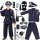 Skirfy 儿童警察扮演服套装 16件