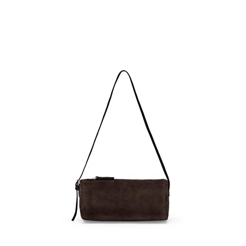 Massimo Dutti 麂皮牛皮单肩包
