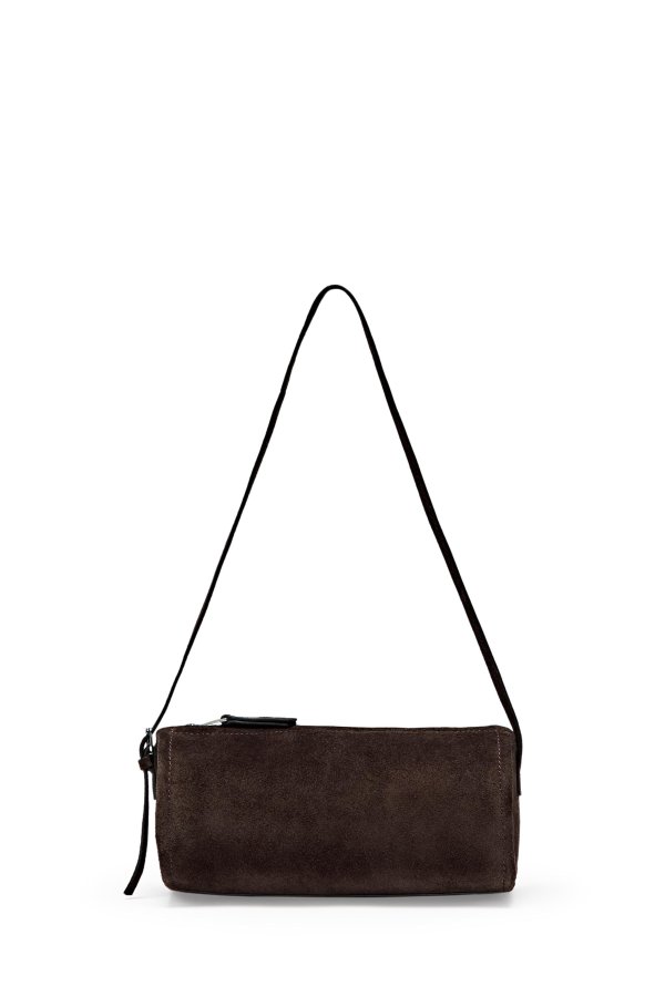 Massimo Dutti 麂皮牛皮单肩包