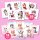 BSCOOL Superstar Kitten Sticker Dress Up Activity Book 300+ Reusable Stickers