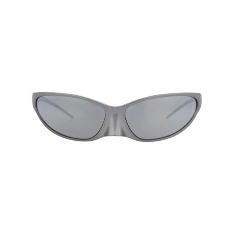 BalenciagaShield-Frame Aluminium Sunglasses