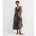 Palm Tie Cutout Midi Pocket Dress with Pockets