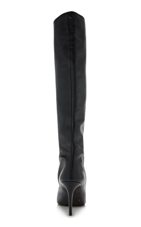 Marlene Leather Knee-High Boots