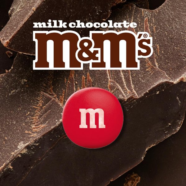 MMSWorld Milk Chocolate Candy Bulk Jars 25.5 oz Each, 2 Count (Pack of 5)