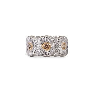 Buccellati Blossoms 银质雏菊钻石项链