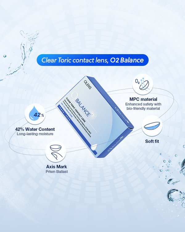 O2 Balance 1Month Toric (For Astigmatism)