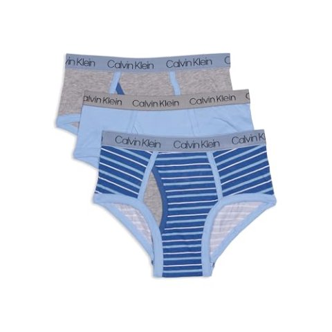 Calvin Klein 男童棉质三角内裤 3件 中码