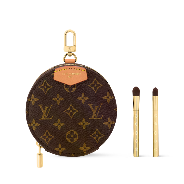 Eyeshadow Pouch Monogram Canvas Detachable Hook