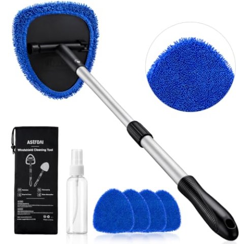 AstroAI 32" Ultra-Long Windshield Cleaner Tool & Car Interior Detailing Kit