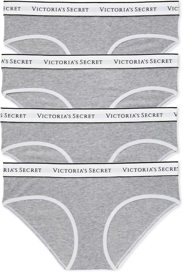Victoria's Secret 女士纯棉低腰内裤 多条装