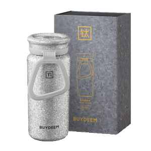 Buydeem 纯钛保温杯 茶水分离 99.9%