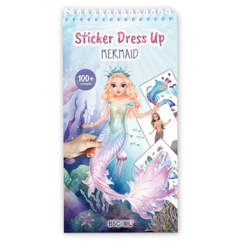 BSCOOL Mermaid Sticker Activity Book for Kids Girls