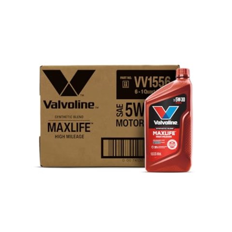 Valvoline MaxLife 高里程 5W-30 合成机油 1夸脱 6瓶装