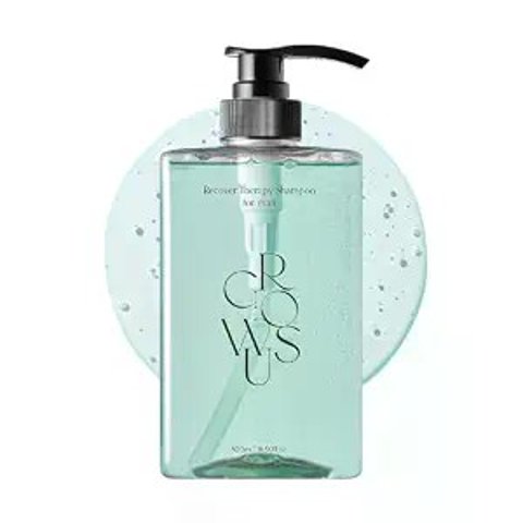 Growus Recover Therapy Shampoo for Men Tea Tree Peppermint Scalp Sebum Control 500ml